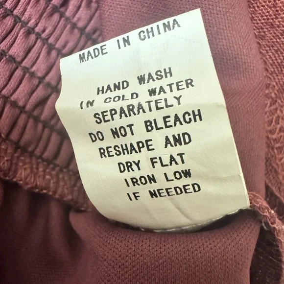 Anthropologie Ember Maroon Long Sleeve Textured Peplum Blouse Small - Picture 9 of 12